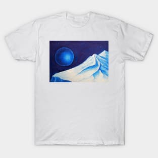 Oil Painting - a Study in Blue and White 1990 T-Shirt